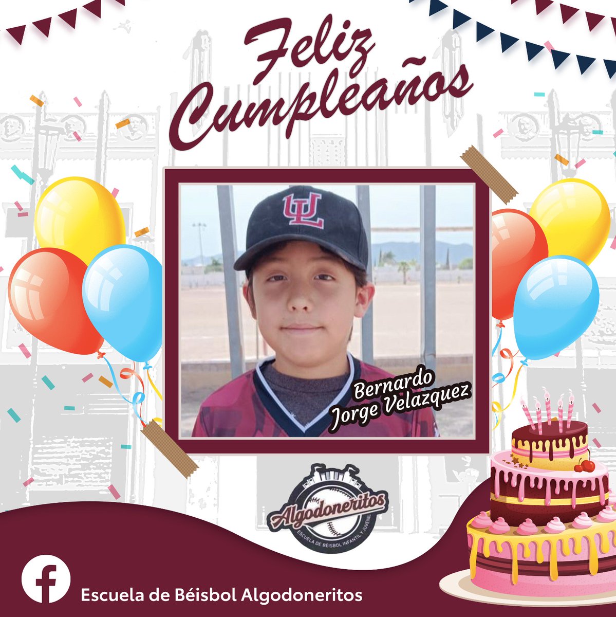 Algodoneritos_'s tweet photo. Vamos a cantarle las mañanitas a nuestro pequeño #Algodonerito Bernardo Jorge Velázquez, quién hoy cumple 11 años 🤩

Deseamos que sea un gran día... feliz cumpleaños 🥳 https://t.co/QcXYb2PhZe