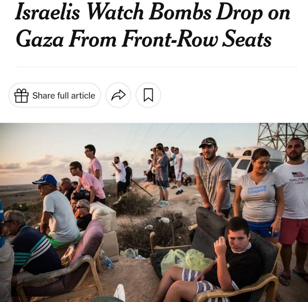 I won't be losing any sleep knowing Israel is being bombed