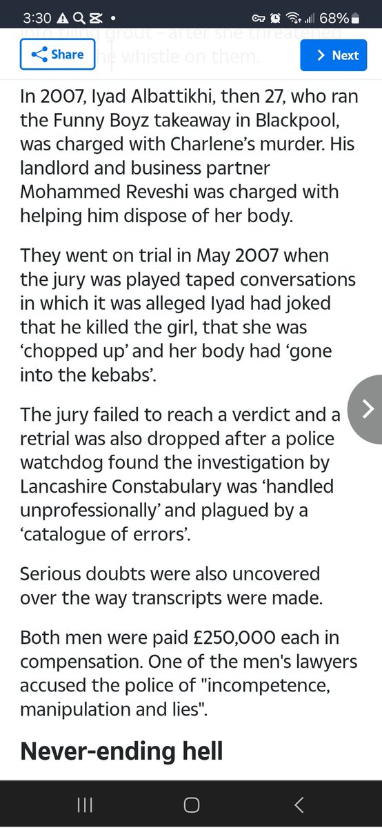 In 2003, 13 year old Charlene Downes was murdered, chopped up and reportedly ground into kebabs by Muslim gangs that had been trafficking her for 2 years already. Not only did she never get justice, they paid the suspected murderers 250,000 pounds. It will keep getting worse.