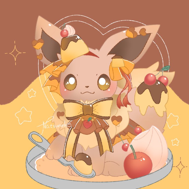 ポケモン「#ポケモン喫茶へようこそ1日遅れたけど参加したい...! 」|🐈‍⬛猫夜咲なつねこ🌸のイラスト