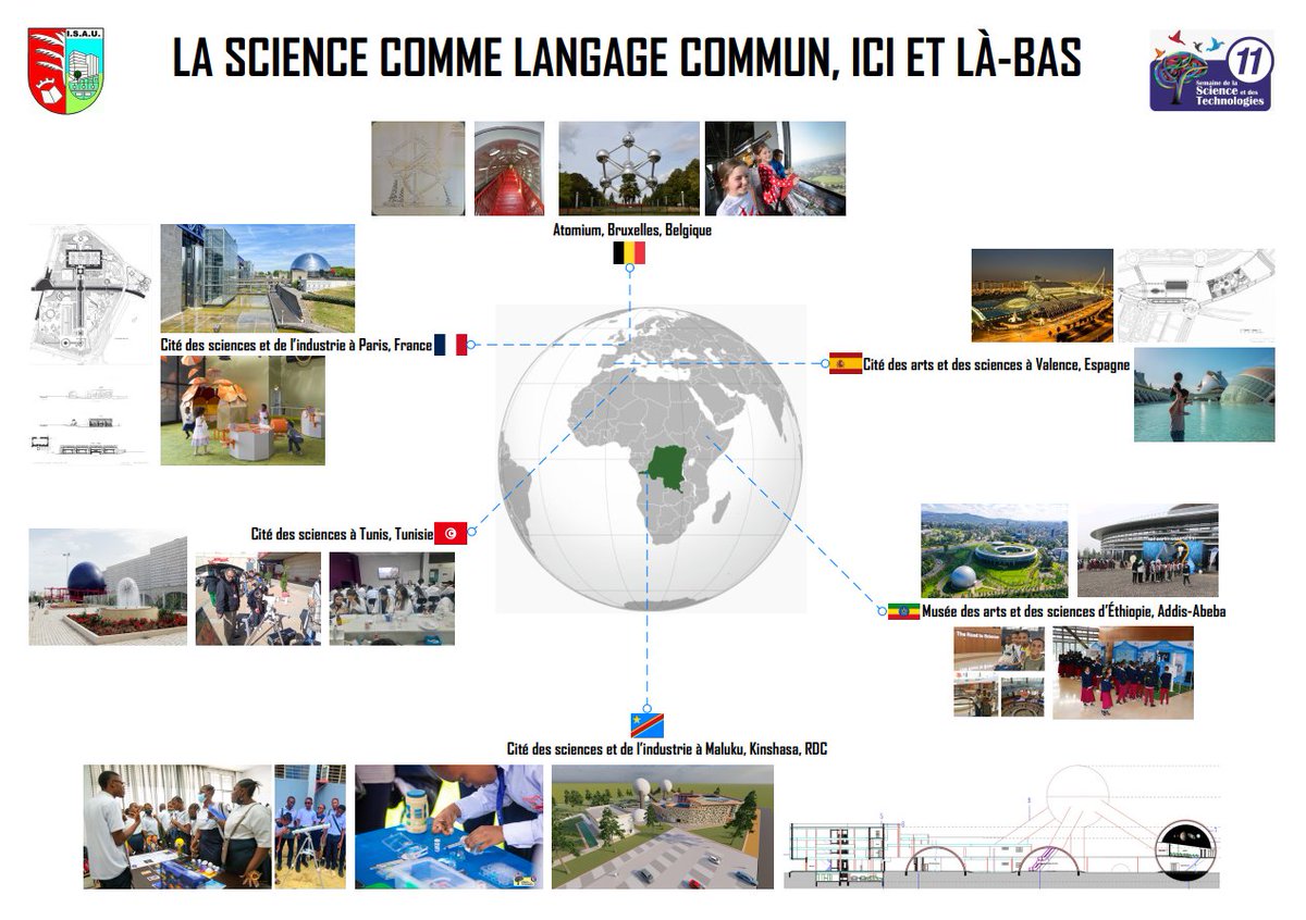 GdonMbenga's tweet photo. J'ai eu le plaisir de participer aux deux journées de "Village des sciences" organisées dans le cadre de la 11e édition de la Semaine de la Science et des Technologies à Kinshasa sous le thème : "La science comme langage commun ici et là-bas".
#SST11 #RDC @ScienceRDC https://t.co/8QnOEsAEDO