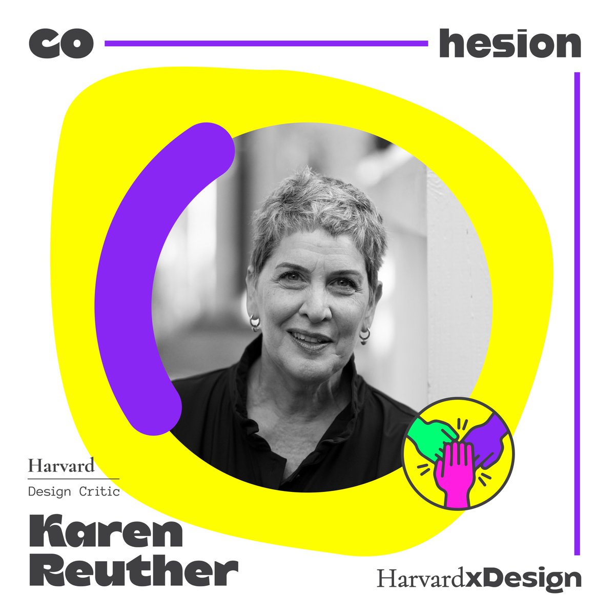 harvardxdesign's tweet photo. 📣 Speaker Announcement 📣
Prior to Harvard, Karen was Vice President of Creative Direction + Future at Reebok and Global Creative Director at NIKE, where she developed major product, merchandising, and brand strategies solidifying NIKE at the top of its industry. https://t.co/2327wJb4vN