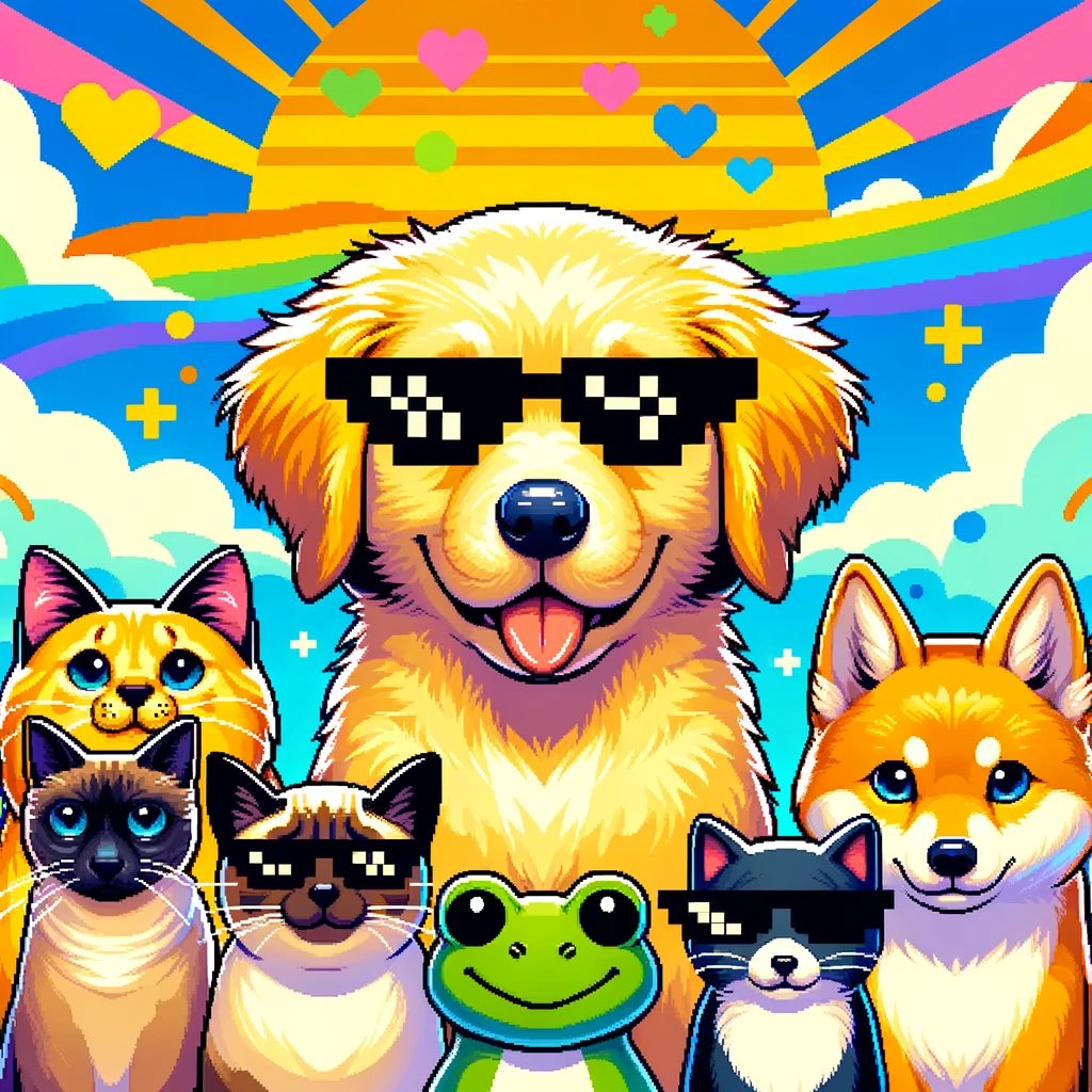 GLDRetriever's tweet photo. The markets are red. The world is in disarray and on the brink of a major war. But Good Boi $GLD promotes world peace and love! ❤️ $HBAR #HBARMeme https://t.co/A8DUUgQuQw