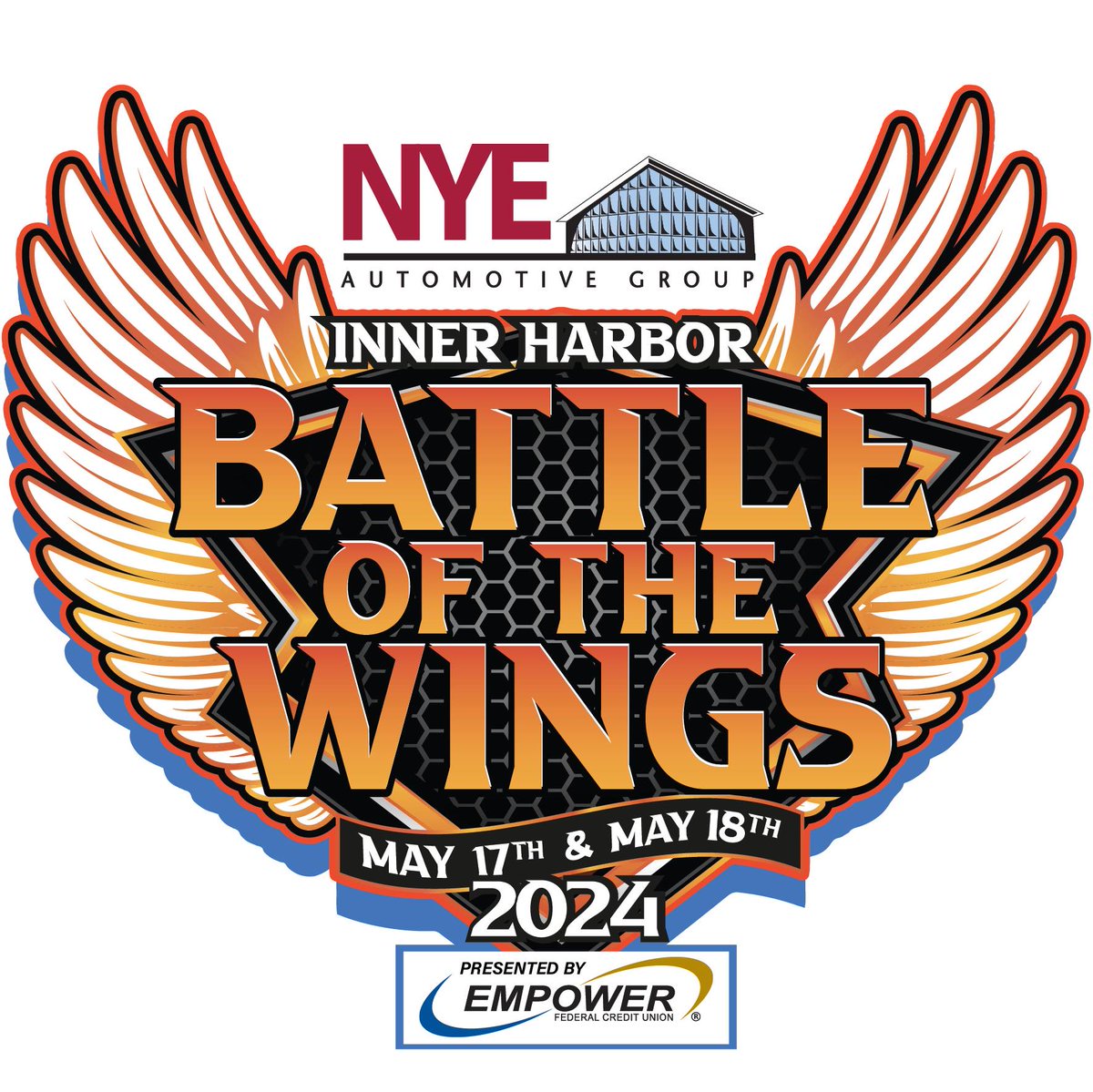 FoxSportsSyr's tweet photo. Hey wing lovers, mark your calendars for the epic Battle of The Wings happening in Central New York! Head over to the Inner Harbor on May 17th and 18th to witness the ultimate wing showdown. Cheer on your favorite vendors as they battle it out for the title of the greatest wings. https://t.co/C1DqNU0YBq