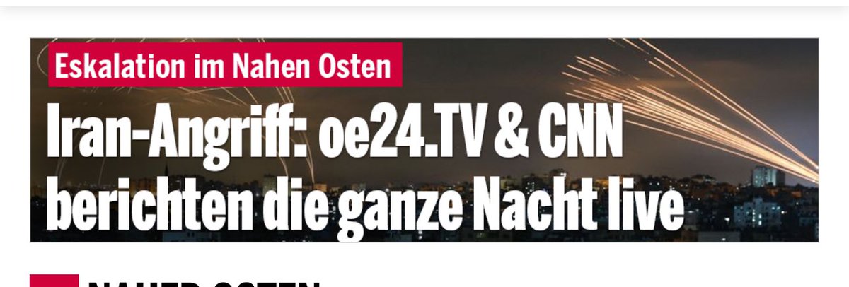 Der ORF schafft es wieder nicht die österreichische Bevölkerung über die aktuellen Ereignisse im Nahen Osten zu informieren. Ich möchte meine Zwangsgebühr zurück! <a href="/RolandWeissmann/">Roland Weissmann</a> 
#orf