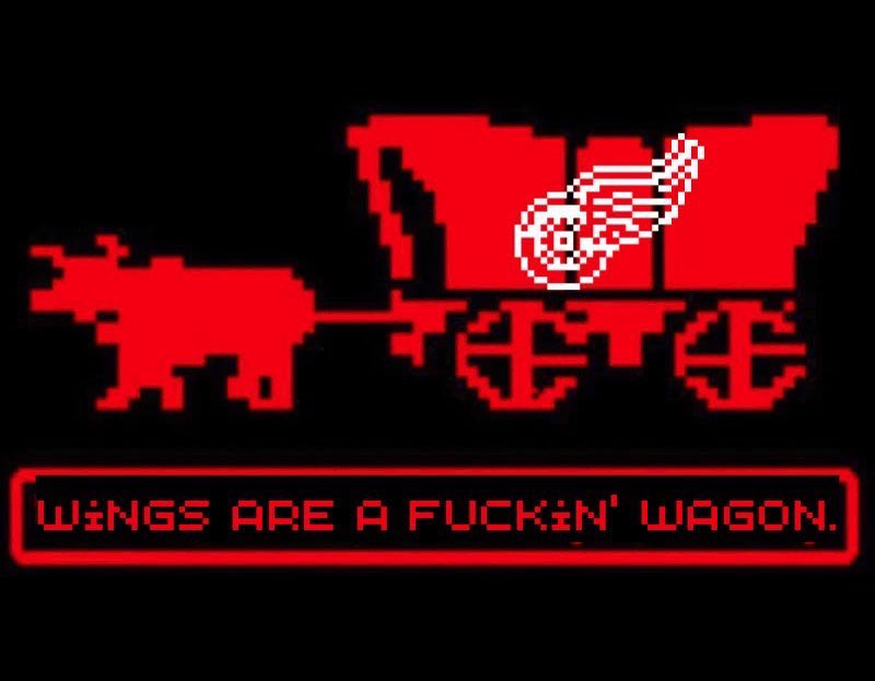 All the wheels are broken. There’s a hole in the roof. The oxen have mad cow. The only food left is a moldy bag of flour and it’s gluten free. Half the party is dead. The other half has typhoid fever. 6/9 have chlamydia. The wagon rolls (drags) on. #lgrw