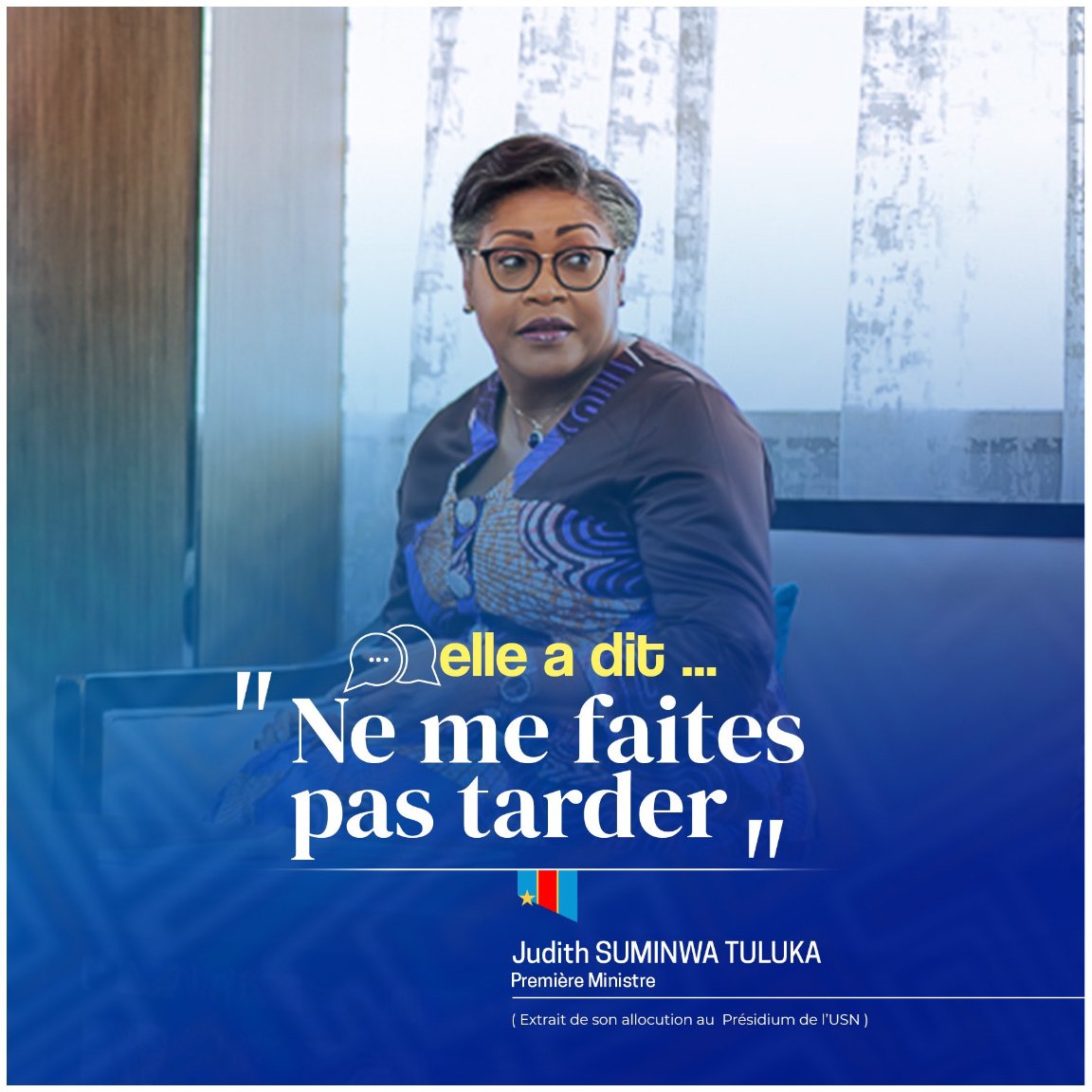 CivavaPatrick's tweet photo. Toute personne qui souhaite le développement de la RDC doit soutenir cette Femme d'État.
Le peuple congolais dans son ensemble ne permettra aucun blocage.
Nous sommes impatients de vivre ce changement tant attendu de notre pays, la RDC. https://t.co/6pB1Hs737B
