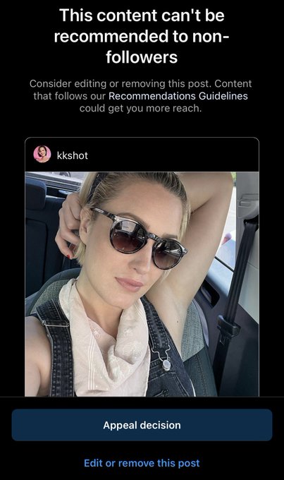 What is offensive about this photo and why do you think it&rsquo;s against Instagram guidelines? https://t<a href="/tag/realloyalfans"class="tags"><span>#realloyalfans</span></a>