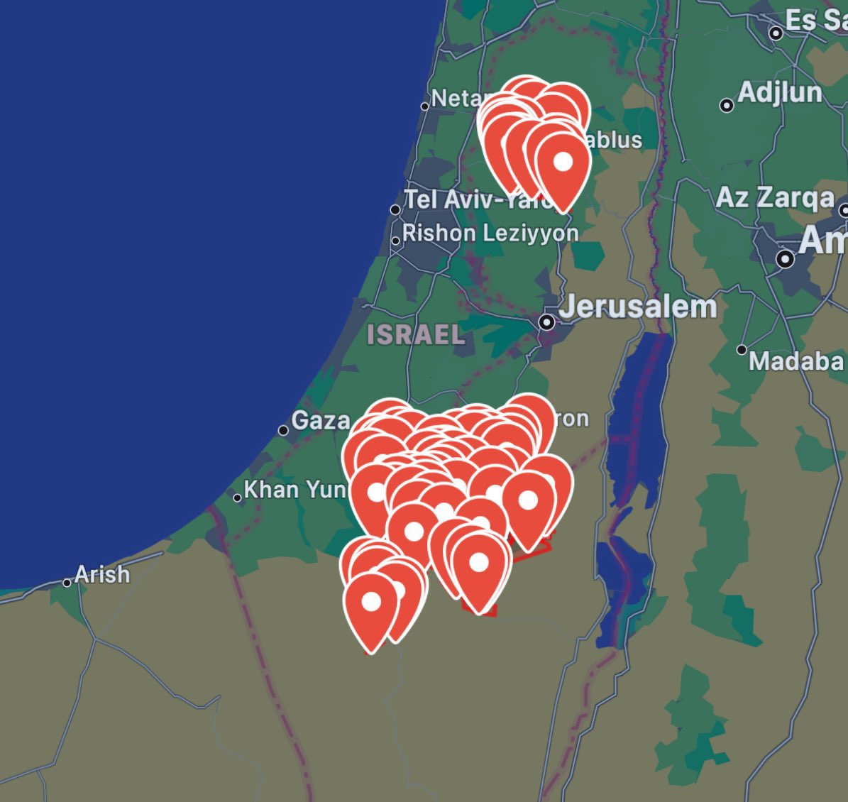 #BREAKING Iranian Missiles and Drones arrived in Israel.