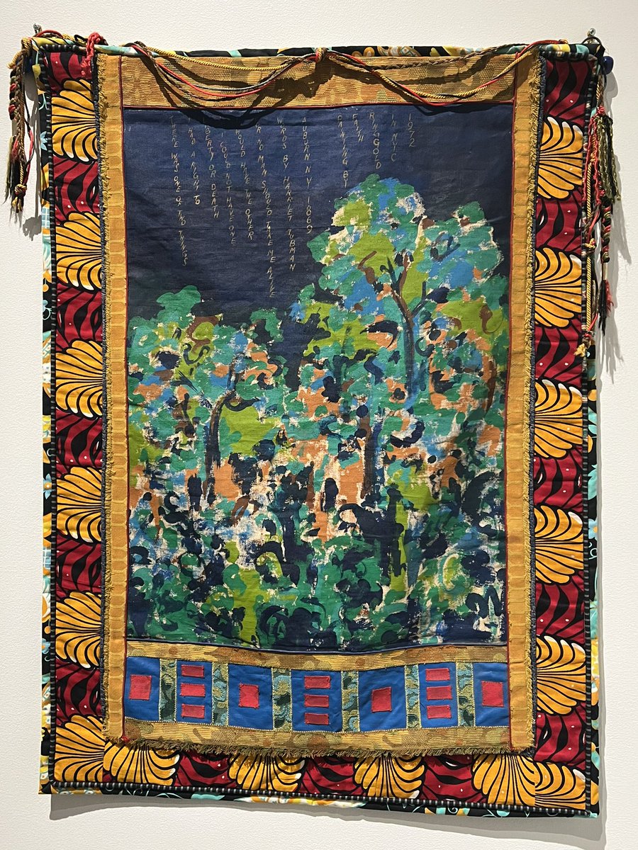 RIP #FaithRinggold. I saw her tapestry, while being prosecuted, when the (quoted) words of Harriet Tubman could not have rung truer: “There was one of two things I had a right to: liberty or death. If I could not have one, I would take the other, for no man should take me alive.”