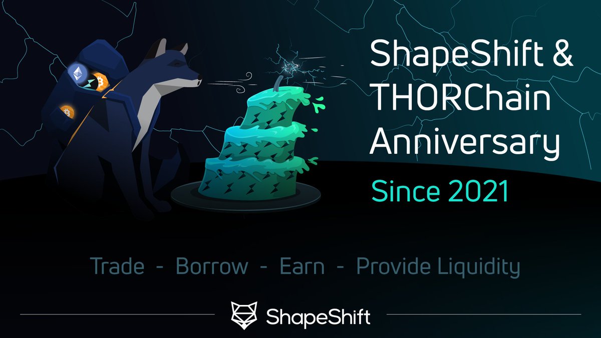 🎉 We're celebrating 3 years of innovation with @THORChain! Join our X Spaces session to hear exciting updates: 🔥 Enhanced Trading Features ✅ Zero-Fee for LPs under $2K ✅ Liquidity Pools ✅ Lending 📅 April 16th | 🕔 5 PM UTC 🔗 x.com/i/spaces/1dRKZ…
