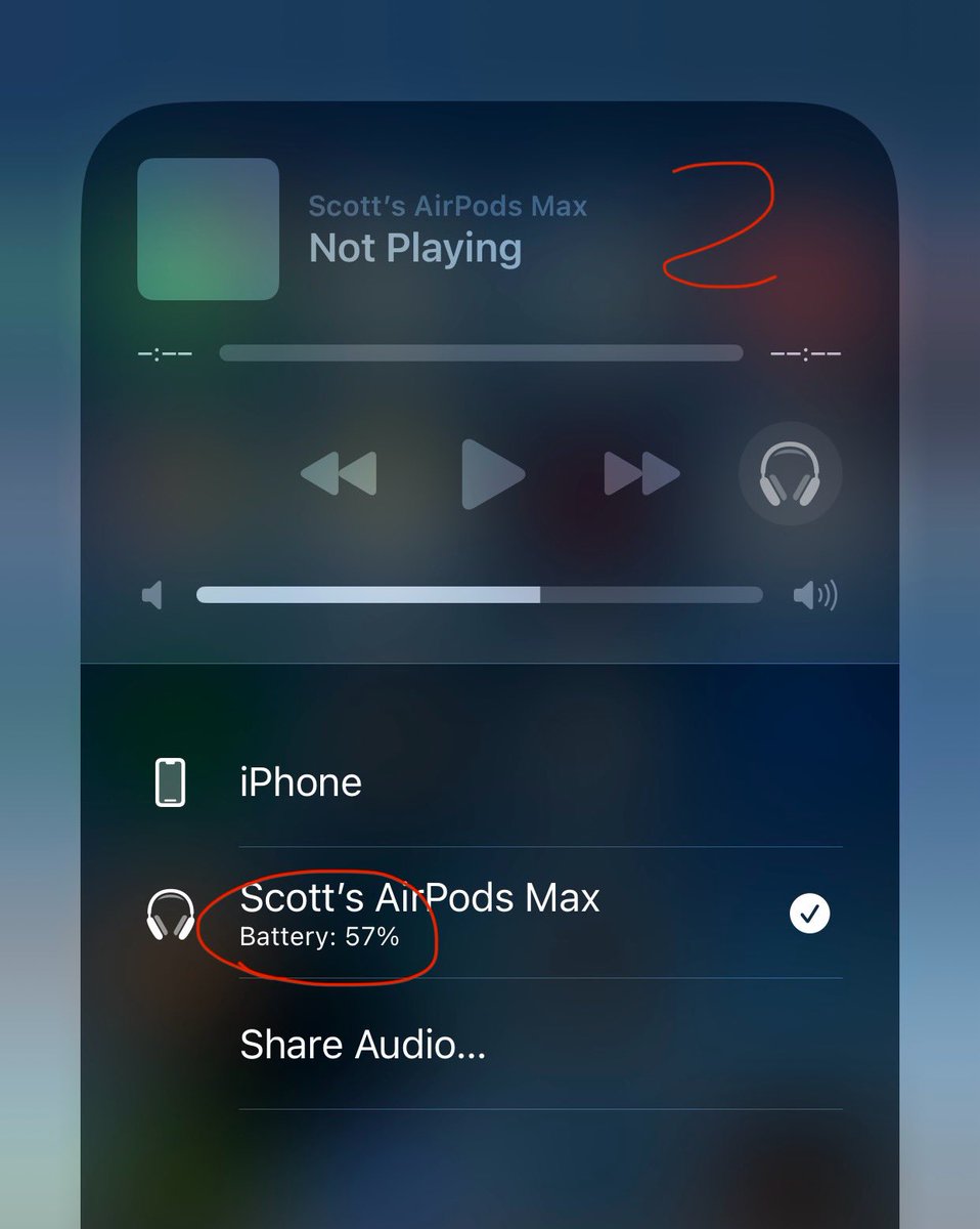 I love my Apple stuff but not including the battery state of Airpods in the interface that you use to control the Airpods, and instead hiding it in the “now playing” interface is really baffling.