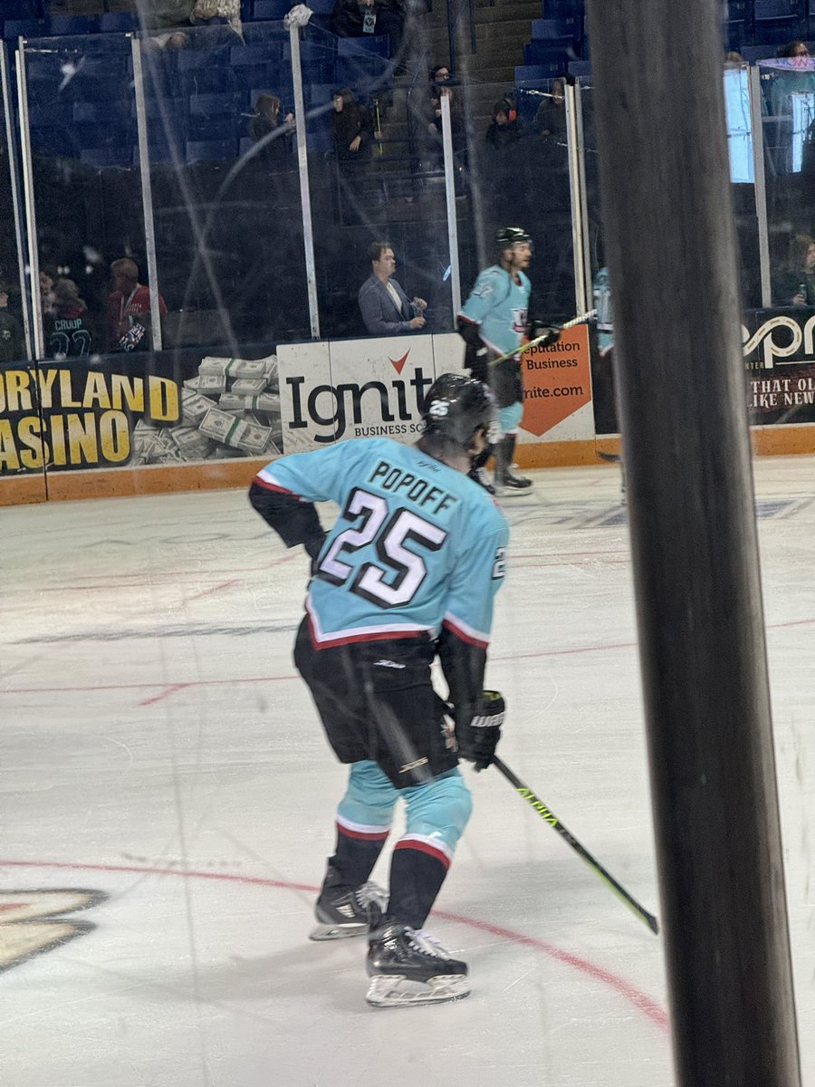 CutrightSI's tweet photo. @nickmaraldo and @PatMcAfeeShow I know it’s not NHL but in Columbus Ga we love our @C_RiverDragons who won the regular season Ignite Cup… Can these awesome guys get a shout out on the show !! tonight’s the last home game here’s a pic of one of our stars POPOFF!! https://t.co/tRDYO3dRgc