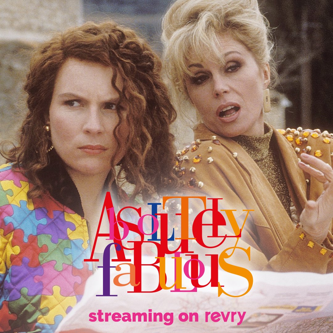 Get ready for an Absolutely Fabulous experience on Revry! Stream the iconic series featuring Edina & Patsy, two middle-aged women living life on the edge through their wild antics and witty humor. Now streaming on Revry! #AbsolutelyFabulous #Revry