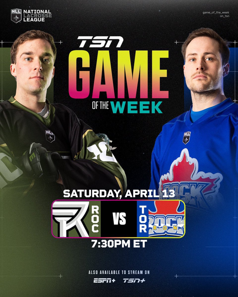 PGreggy's tweet image. Everything you need to know for #ROCvsTOR

Starters
ROC: Ogilvie, Rees, Jensen, Post, Gilray &amp;amp; Hutchcraft 
TOR: Ierlan, Mazzuca, Martin, Jubenville, Weber &amp;amp; Rose
Out
ROC: McConvey &amp;amp; Knight
TOR: Kearney &amp;amp; Dawick

Refs: Gardonio, Coloumbe, Hesson &amp;amp; Beaudoin

#MarchToMay #NLLonTSN