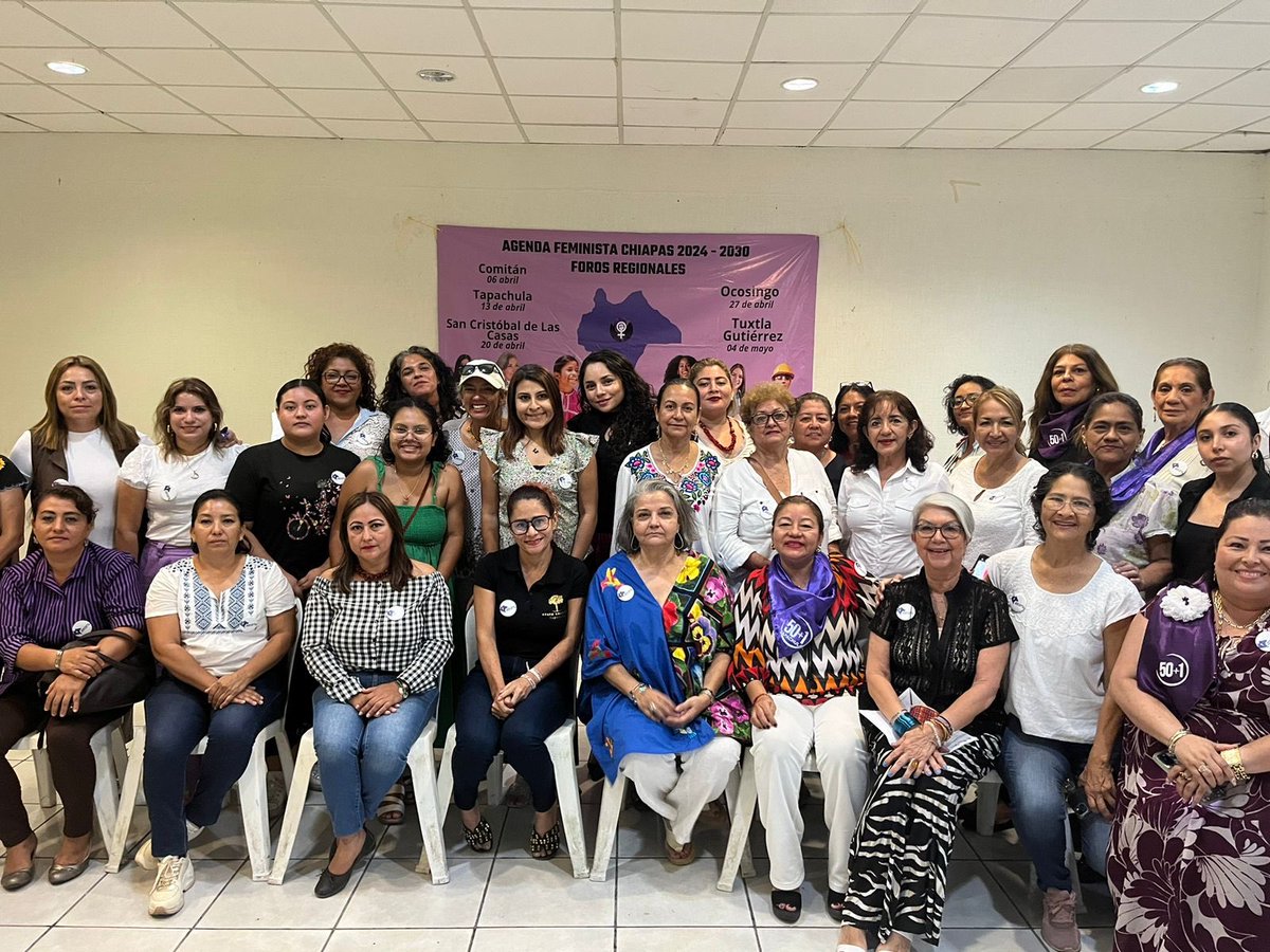 Excelente participación y propuestas en Tapachula durante el segundo Foro Regional para la construcción de la Agenda Feminista Chiapas 2024-2030. El entusiasmo aumenta!