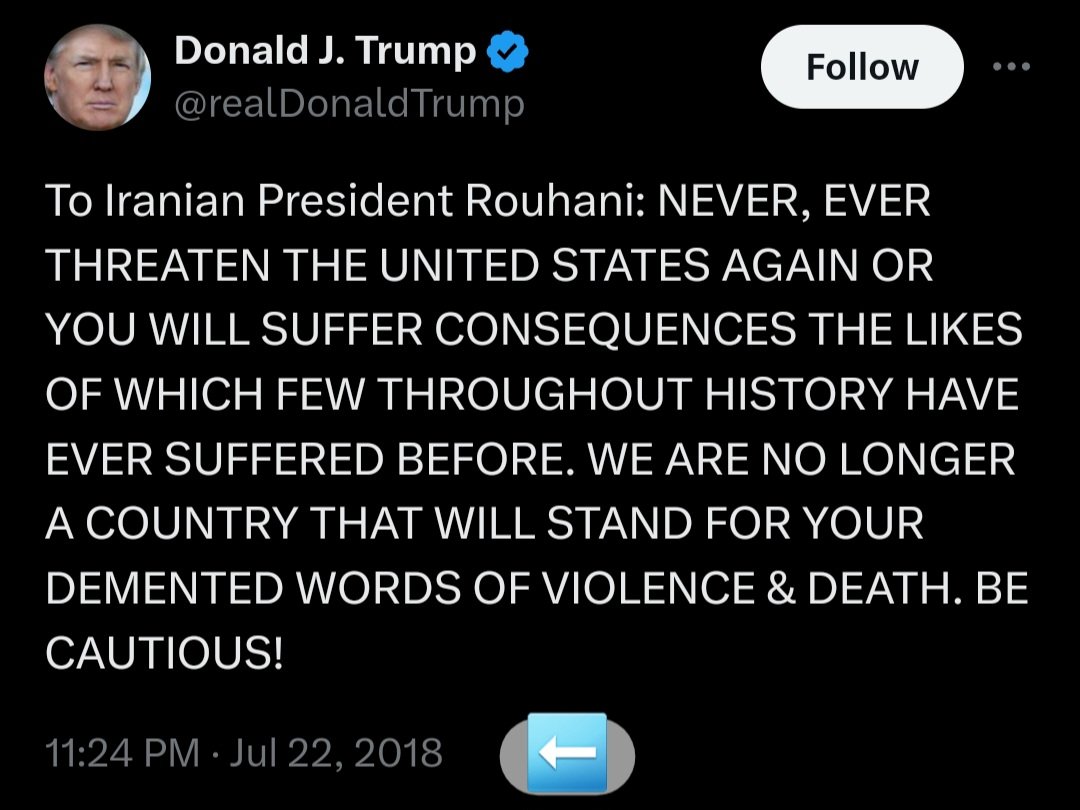 Iran never even considered attacking the United States or Israel directly from 2017 thru 2021 And there was only 1 reason for that.