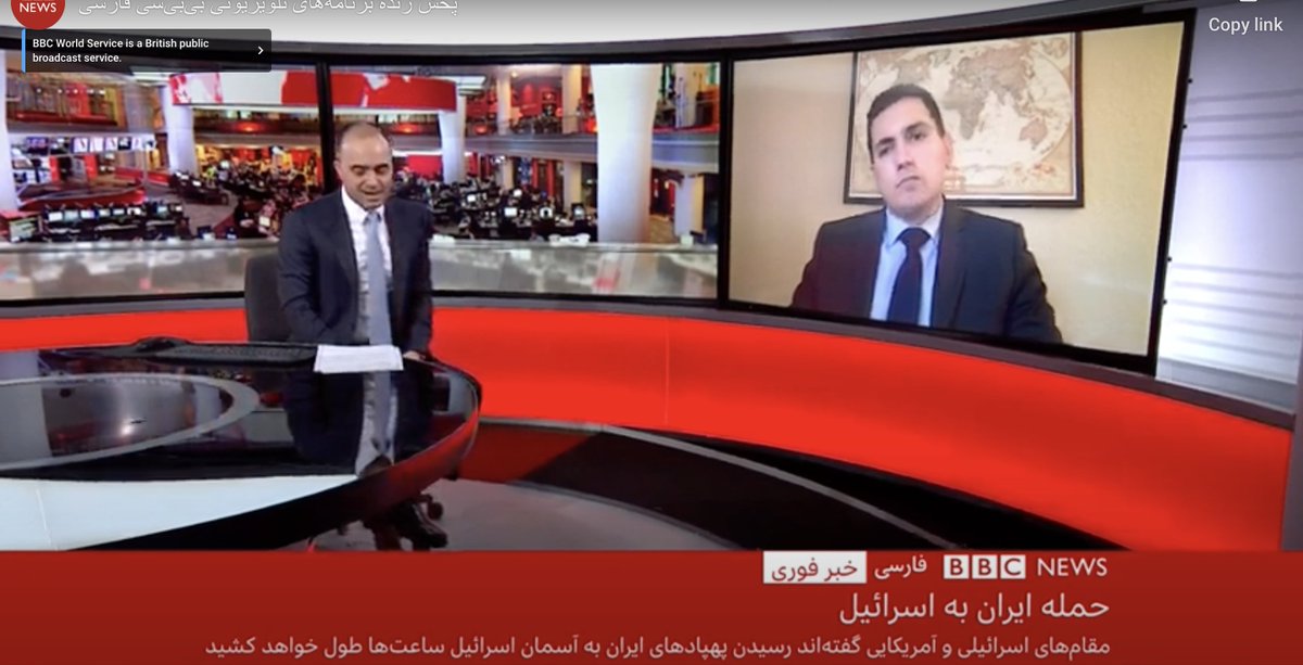 I told @bbcpersian that given the speed and altitude of #Iran’s #drones, as well as the geographical distance from #Israel, the primary objective appears to be to overwhelm the air defenses in #Israel, #Iraq-#Syria (#US), and #Cyprus (#UK). The secondary aim is to exhaust the…