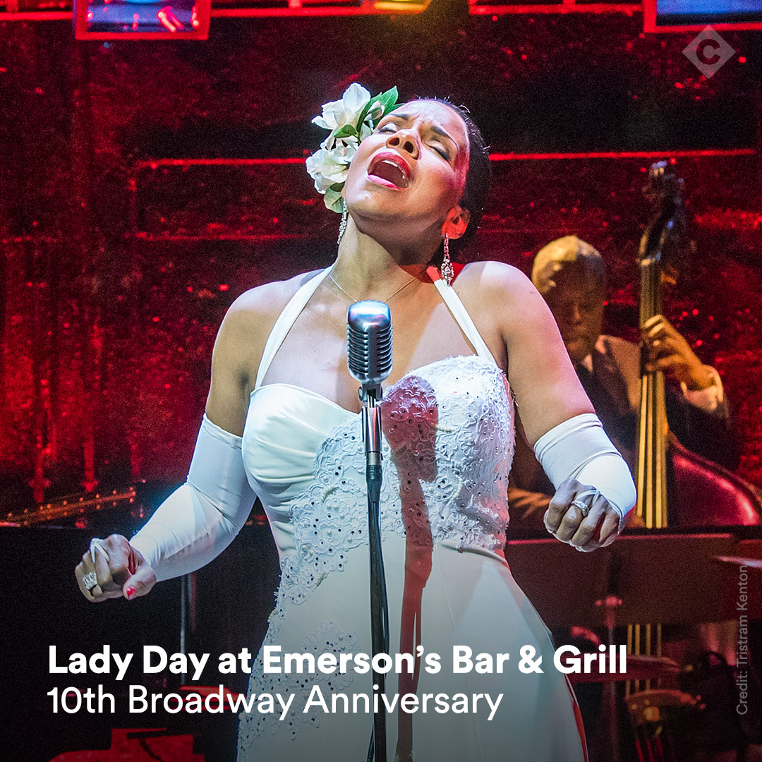 Ten years ago today, Lady Day at Emerson’s Bar & Grill opened on Broadway. Lanie Robertson's 'searing portrait of a woman whose art was triumphant' (OnStage) starred Audra McDonald in a @thetonyawards-winning performance. Bring to your stage: concordsho.ws/PerformLadyDay. 🎙️