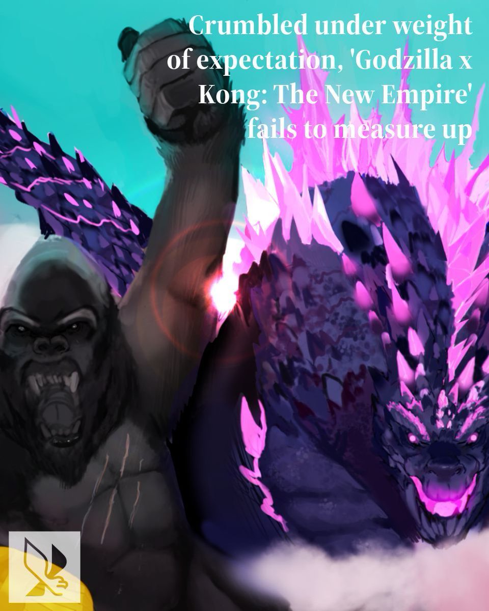 DOSE: Crumbled under weight of expectation, 'Godzilla x Kong: The New Empire' fails to measure up 📝: Jake Wilkinson 🖼️: Salma Balderas Read more: buff.ly/4aq0Myv