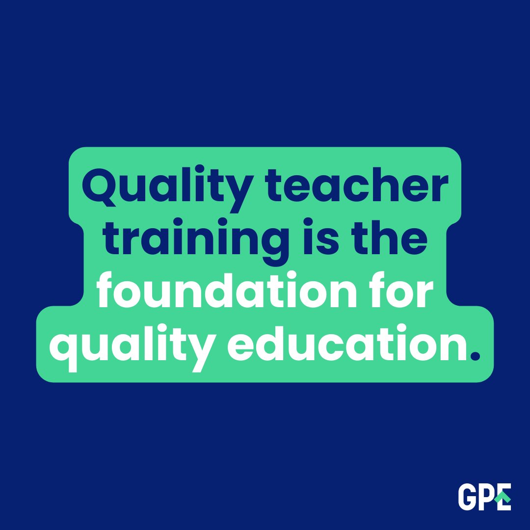 Quality teacher training is the precondition for effective and confident teachers and ultimately - quality education. 

But many teachers are not satisfied with their job preparation. 

Learn how this can change: g.pe/E6Nu50Qyswu 

#TeachersTransform