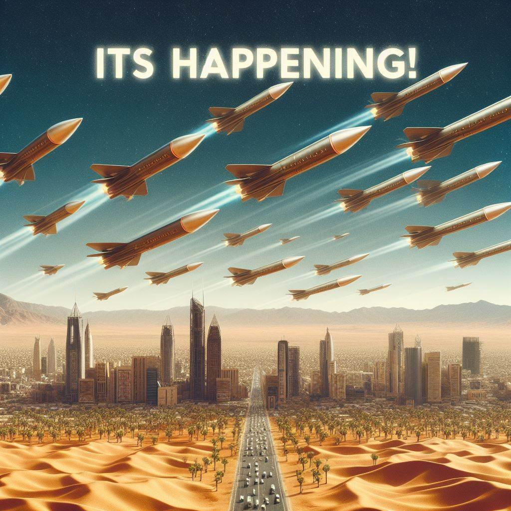 SanityRetention's tweet image. IT'S HAPPENING!!!

#WW3 #DALLE3 #DEFCON2