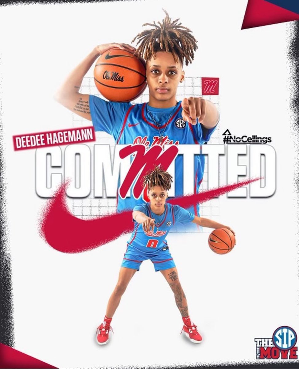 Former #MichiganState #Spartans G DeeDee Hagemann (@ballin_deedee35) announced that she’s headed to play for @YolettMcCuin and the #OleMiss #Rebels