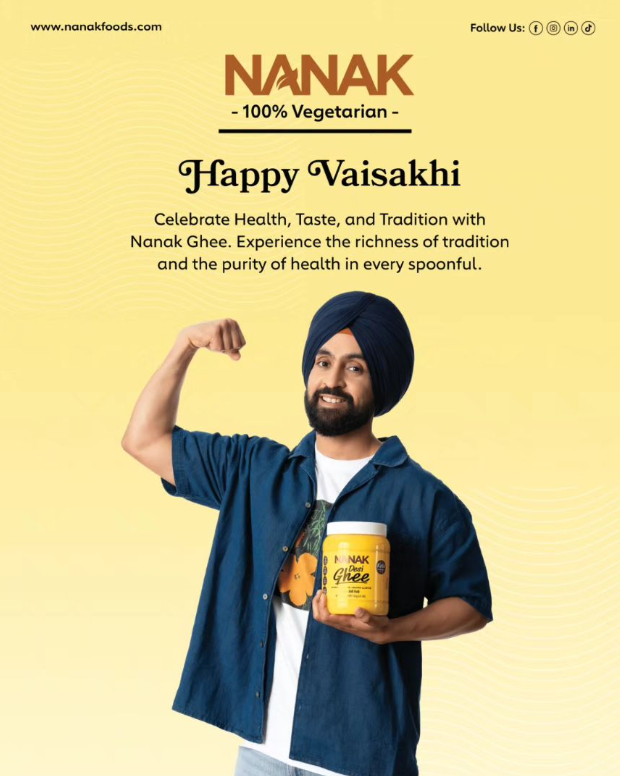 Embrace the spirit of Vaisakhi with Nanak Foods and <a href="/diljitdosanjh/">DILJIT DOSANJH</a> 
#HappyVaisakhi #VaisakhiCelebrations #DiljitDosanjh #NanakFoods