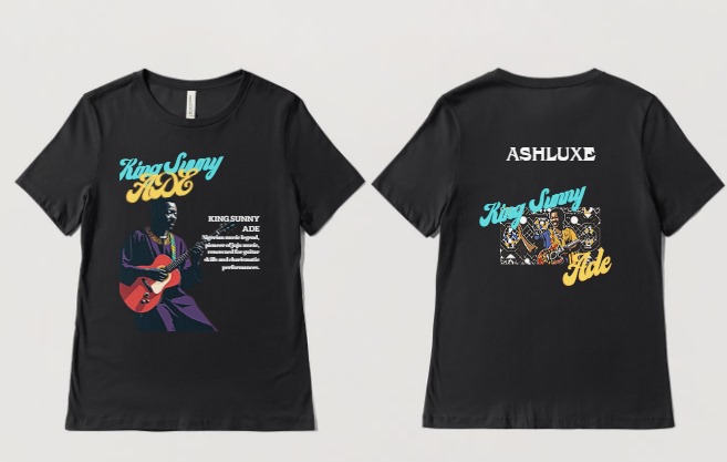 EpicbossJr's tweet photo. "🎸🌟 Celebrating Nigerian music legend King Sunny Ade: pioneer of juju music, master guitarist, and global icon! 🎶✨ #KingSunnyAde #AfricanMusic" #Ashluxe5Design 
@yinka_ash @ASHLUXESOCIETY  🤍#Ashluxe5Design https://t.co/zQtEWrn9t5