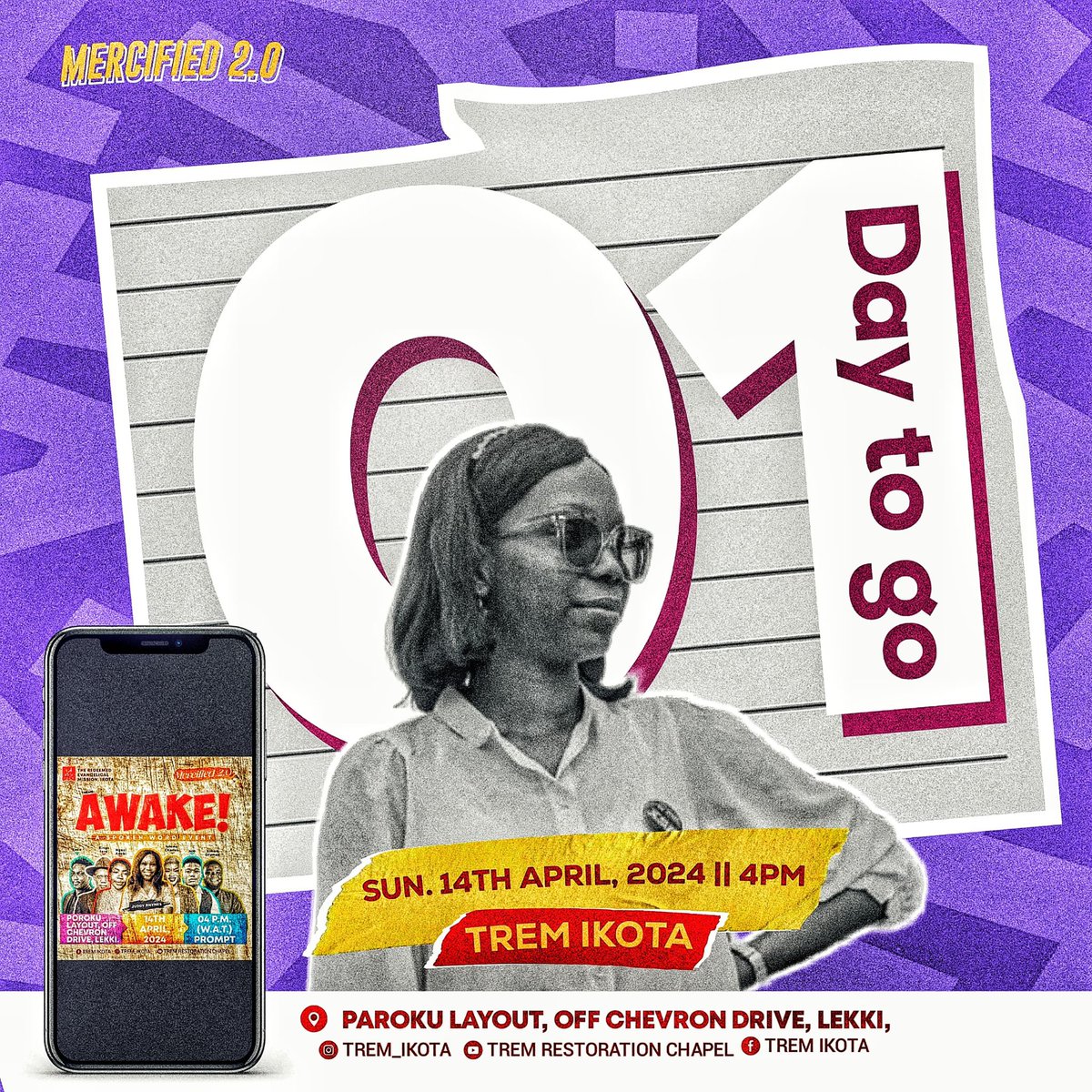 JuddyRhymes's tweet image. ⏳1 D A Y T O G O⏳

The anticipation is soaring, and the clock is ticking— 
 MERCIFIED is just around the corner! 🚀

Get ready to be MERCIFIED🔥✨ 

#Mercified 
#SpokenWordEvent 
#Awake 
#1DayToGo
#gospelspokenword