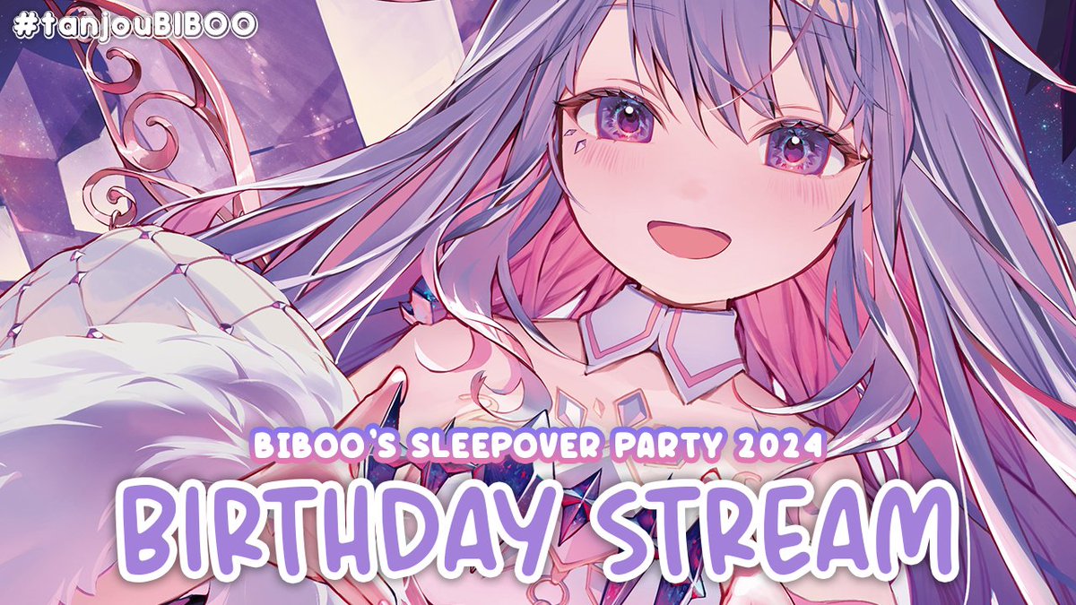 🗿Biboo's Birthday 2024🗿 You're invited to my sleepover! We're not sleeping anytime soon though, because we're gonna PARTY ALL NIGHT! 🎉🛏️🎉 #tanjouBIBOO Guests, announcements, and MORE! Let's celebrate! youtube.com/live/PsJDl32iC…