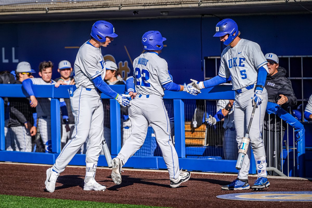 Leadoff man leads the squad with 🔟 bombs. @Zmorris111 #BlueCollar | #GoDuke