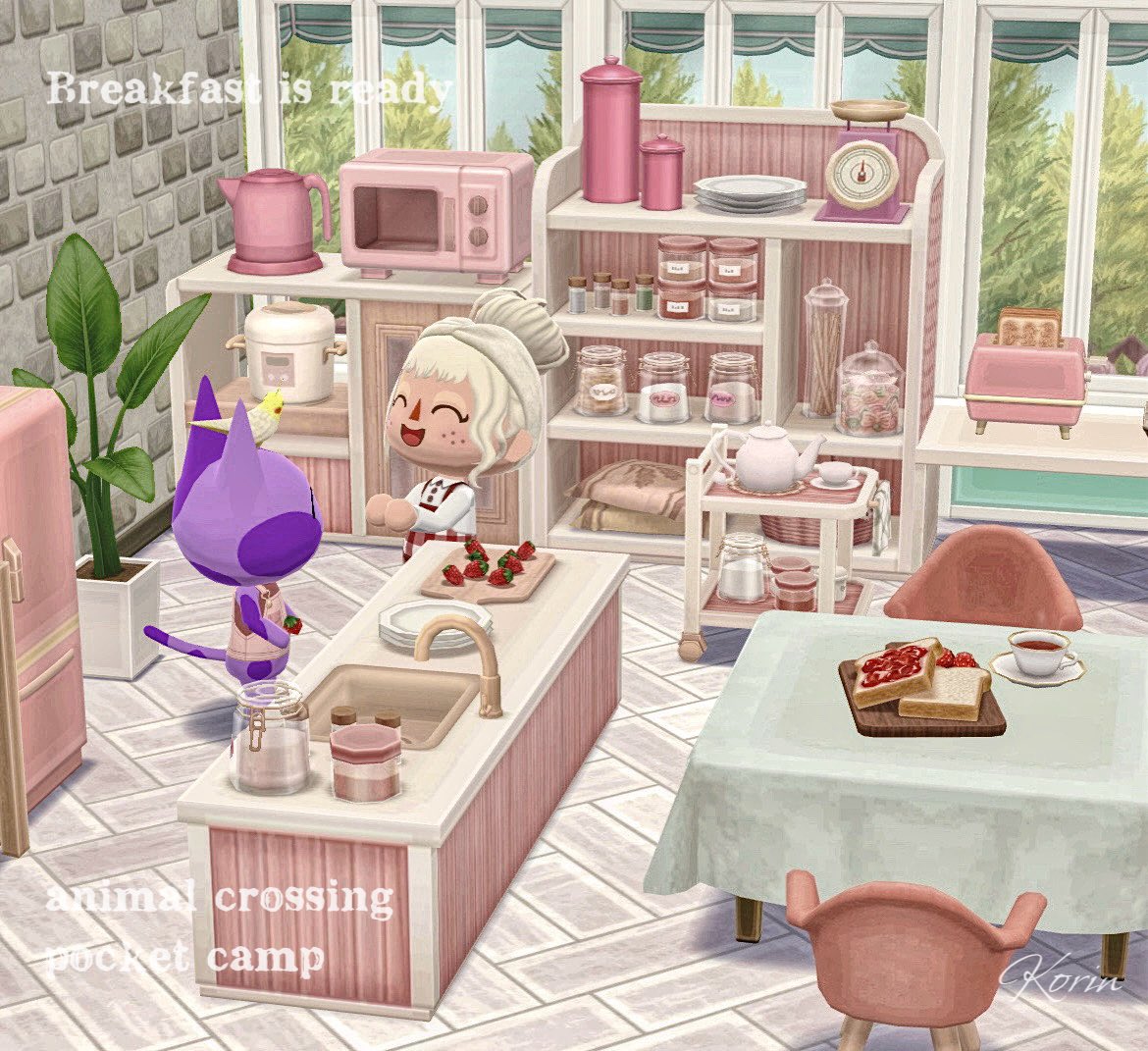 𝘉𝘳𝘦𝘢𝘬𝘧𝘢𝘴𝘵 𝘪𝘴 𝘳𝘦𝘢𝘥𝘺 🥪☕️ˎˊ˗

#ポケ森 #ポケ森写真部
#ポケ森レイアウト
#animalcrossing #acpc
#ACPCgallery