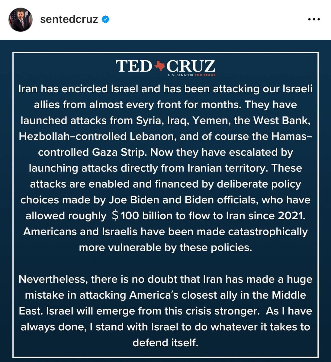 Therez that aipac money speaking