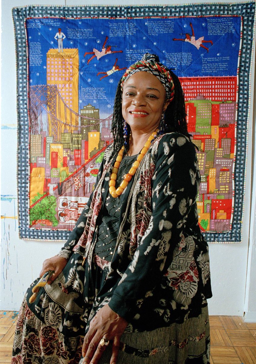brooklynrwhite's tweet image. Faith Ringgold, quilt and visual artist, dies at 93 npr.org/2024/04/13/685…