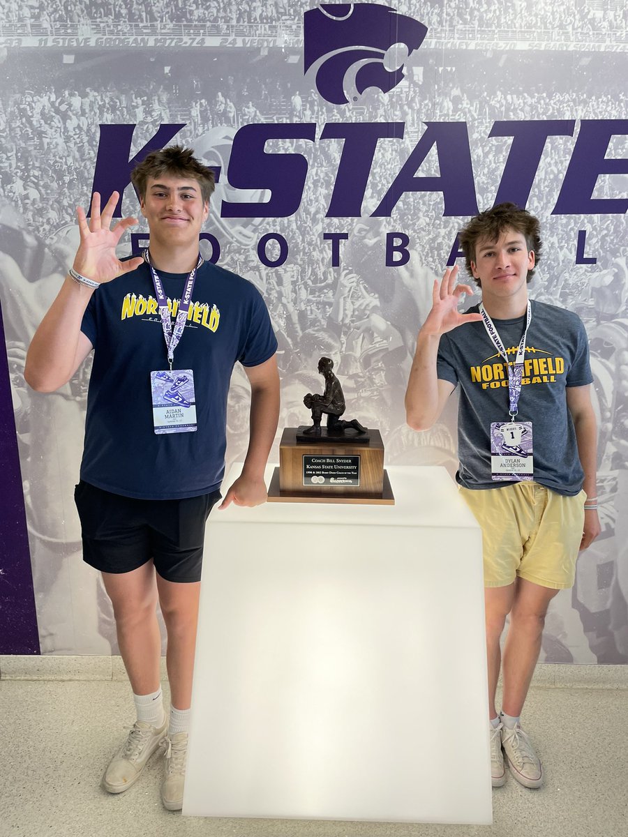 Amazing day in Manhattan for K-State Junior Day. Thank you for the opportunity to learn more about the program. See you at camp in June!, @CoachKli @CoachCRiles @CoachMikeTui @coachstanard