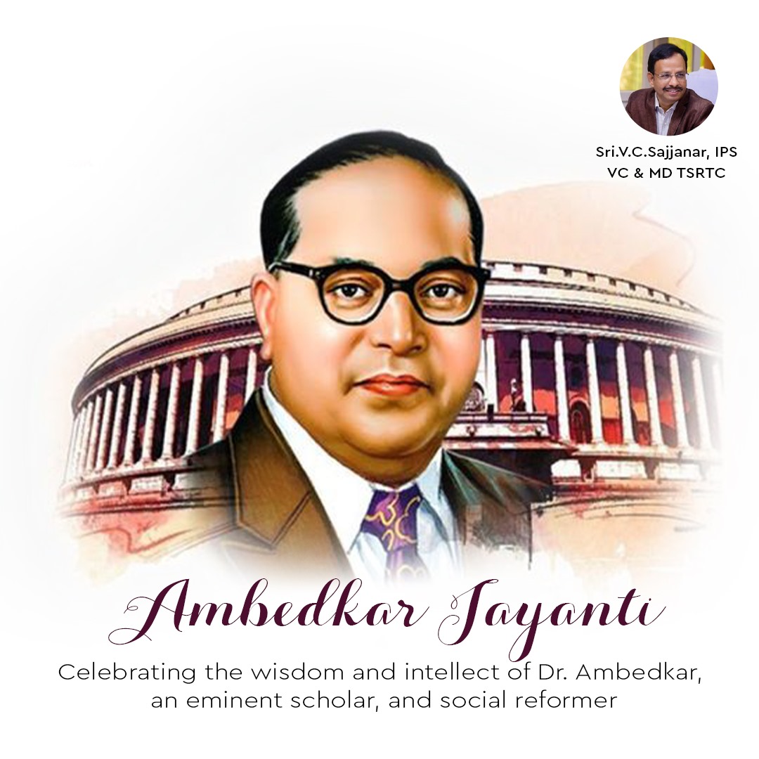 నేడు భారత రాజ్యాంగ నిర్మాత డాక్టర్ బీఆర్ అంబేద్కర్ జయంతి సందర్భంగా ఆ మహనీయుడికి ఘన నివాళి. బడుగు, బలహీన వర్గాల హక్కుల కోసం పోరాడి ప్రపంచానికి ఆదర్శంగా నిలిచారాయన. అంబేద్కర్ ఆశయ సాధనకు ప్రతి పౌరుడు కృషి చేయాలి.

#AmbedkarJayanti #Ambedkar #AmbedkarJayanti2024 #JaiBheem