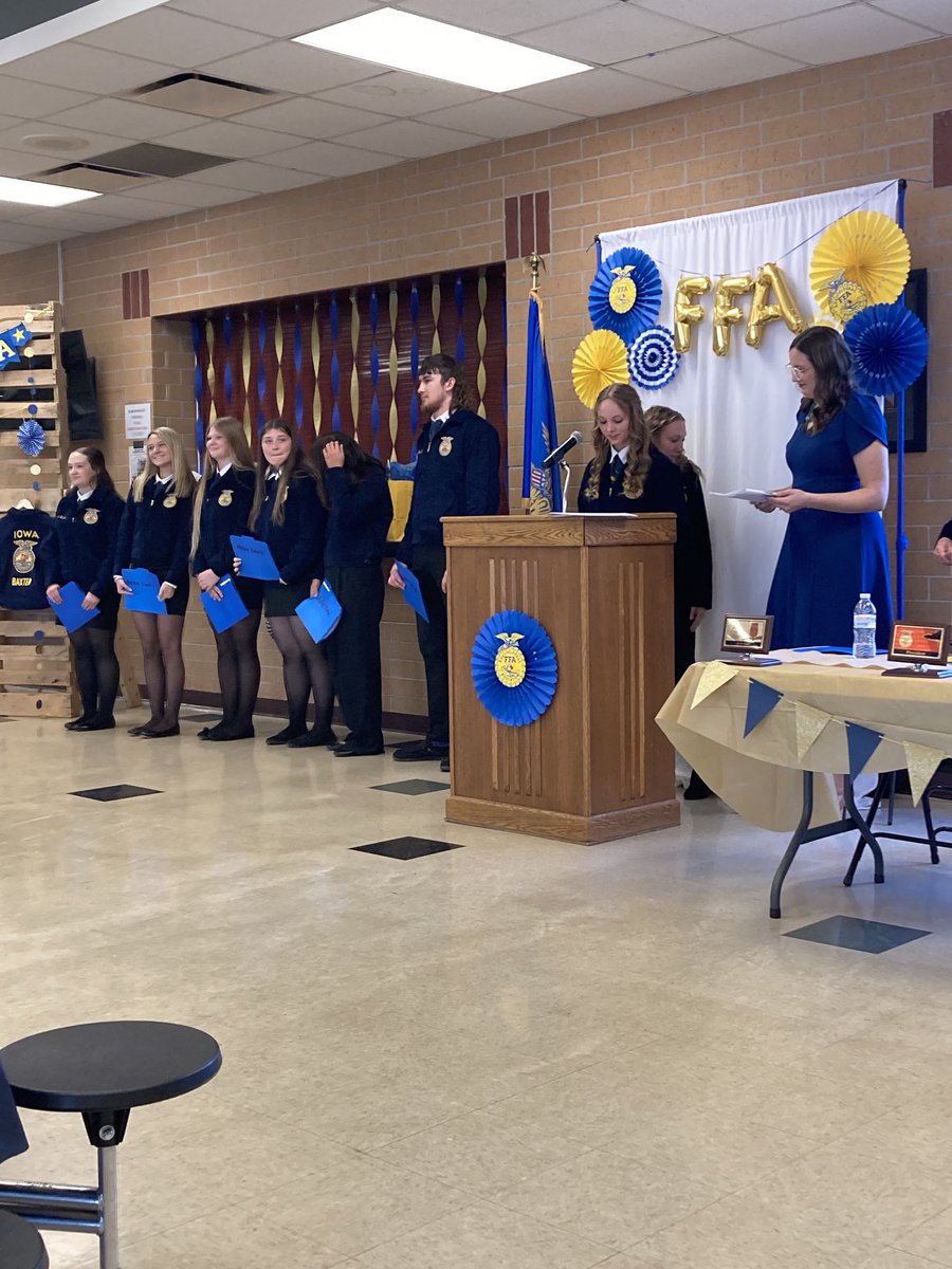 So many awesome Baxter kids involved in our FFA and great banquet!