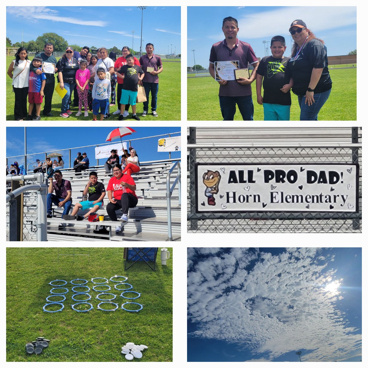 Today was a beautiful, fun, and special All-Star All Pro-Dad game day. Thank you, @Horn_Dream_Big, families for coming and for your commitment with your children. @Alief_Fame @AliefISD @AllProDad