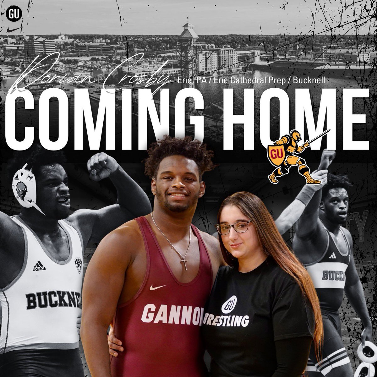 COMMITTED!!! I have committed to Gannon University to obtain a masters degree and finish out my wrestling career back home! Thank you, Bucknell University for the family they gave me!I am grateful for the opportunity to wrestle at Gannon University and end my career at home⚔️‼️