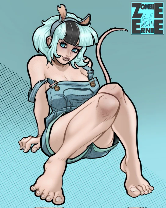 It's  lil' ol peculiar Possum Girl! NSFW later if desired~ 