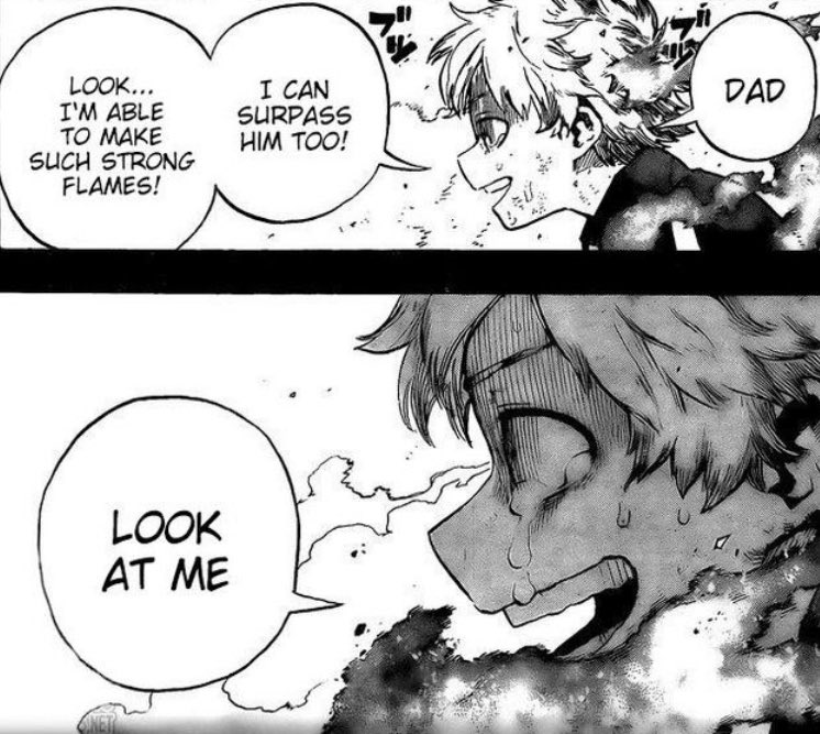 Tomuover's tweet photo. #mha #bnha #shigaraki #dabi 

The fact that the whole league has a “Look at me” really says something. 

None of the heroes actually look at any of them, and when they do they’re immediately villainized or they look at them but never in the way they need. Or just at all. https://t.co/bM5e8IexPM