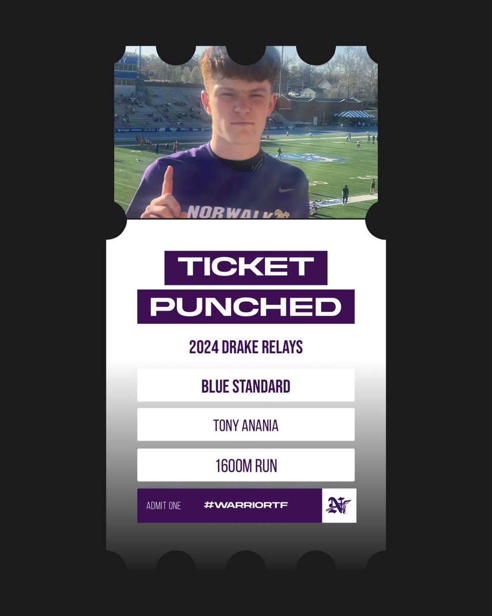 warrior_track's tweet photo. 𝐑𝐞𝐜𝐨𝐫𝐝 𝐒𝐞𝐭𝐭𝐢𝐧𝐠 𝐃𝐚𝐲 𝐟𝐨𝐫 𝐓𝐨𝐧𝐲 𝐀𝐧𝐚𝐧𝐢𝐚‼️

Not only is he now the state leader in the 3200m from earlier today, Tony goes out and breaks his own school record, receives a 𝐁𝐥𝐮𝐞 𝐒𝐭𝐚𝐧𝐝𝐚𝐫𝐝, and is the current state of Iowa leader in the 1600m! https://t.co/fA5cf4iZkd