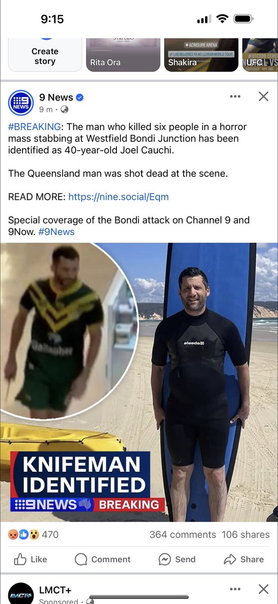 Where’s all you racist mother fuckers saying “ I bet he’s name is Mohamad or Abdul” losers #bondiattack #Bondi #BondiJunction