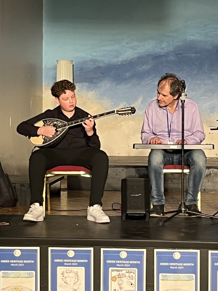 Congratulations to Christian for his incredible playing of the bouzouki at the TDSB Greek Heritage Month Closing Event. Thanks to Stelios Hois for accompanying him! @tdsb @TDSB_GHM @JackNigro @npersaudLC4 @alternateacher