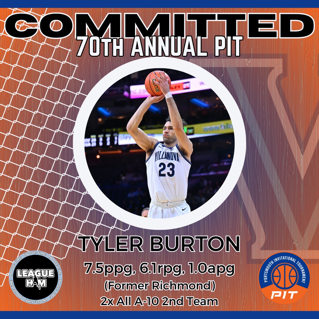 Our next player joins us from @NovaMBB! Welcome Tyler Burton (@Tyler_Burton1) #PIT24