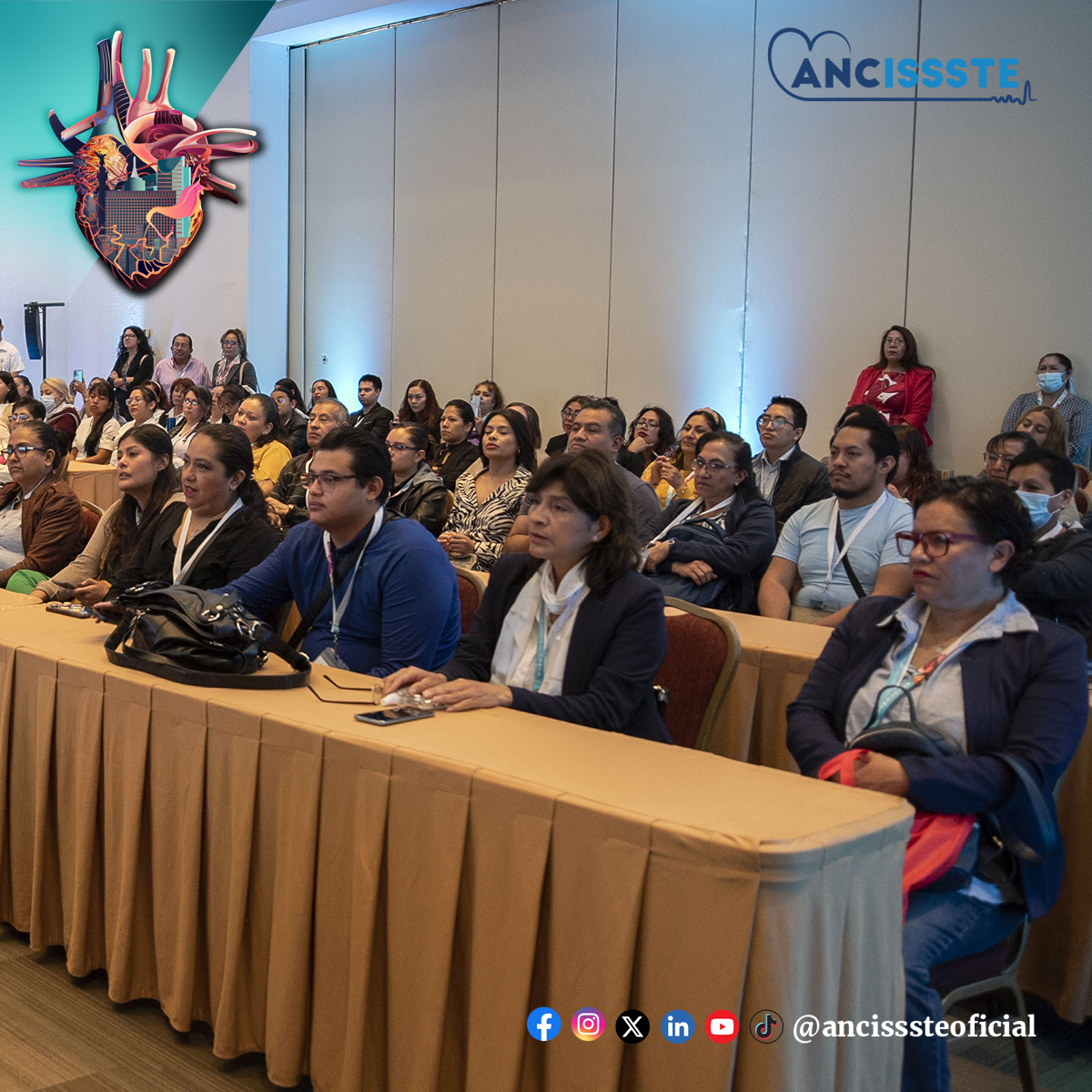La #enfermería dedicada al servicio cardiológico requiere procesos de actualización tan exigentes como los de los mismos especialistas. Por ello, una sección importante del XVI Congreso Internacional de #Cardiología de @ANCISSSTEMx está dedicada a este tema. #EnfermeríaANCISSSTE