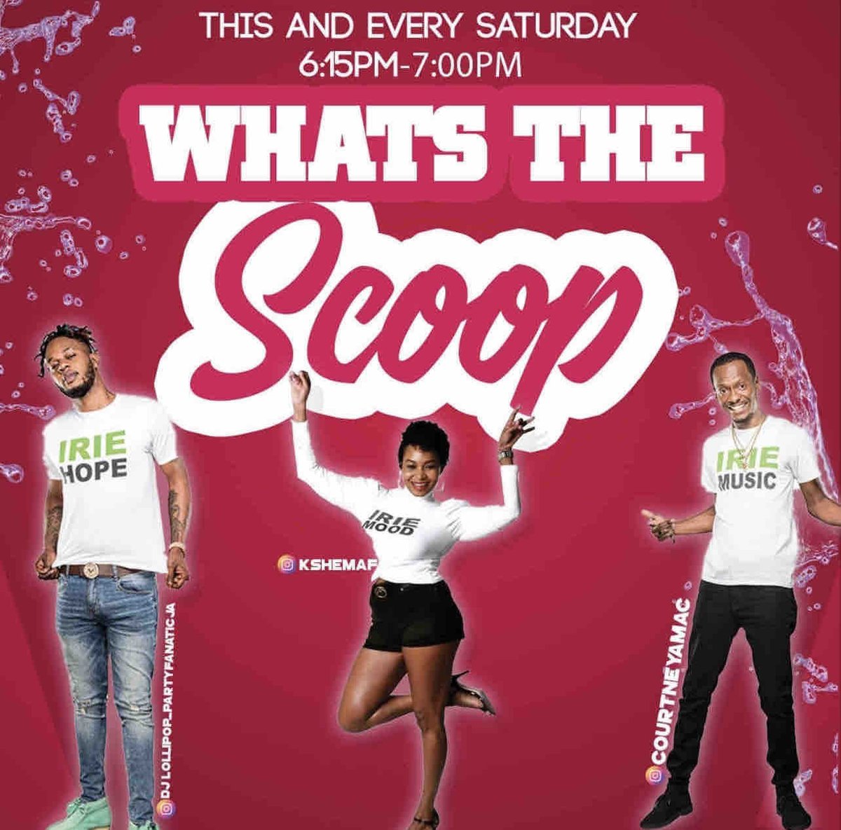 What’s the Scoop: The performance Segment is on the 107’s & iriefm.net with Courtney Mac, Kshema Francis & DJ Lollipop until 7pm! Watch the performance live on our YouTube channel #Jamaica #ReggaeRadio #IRIEFM @kshemaf @djlollipop_viralgad