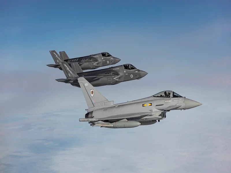 BREAKING: Additional British fighter jets leaving the UK for the Eastern Mediterranean