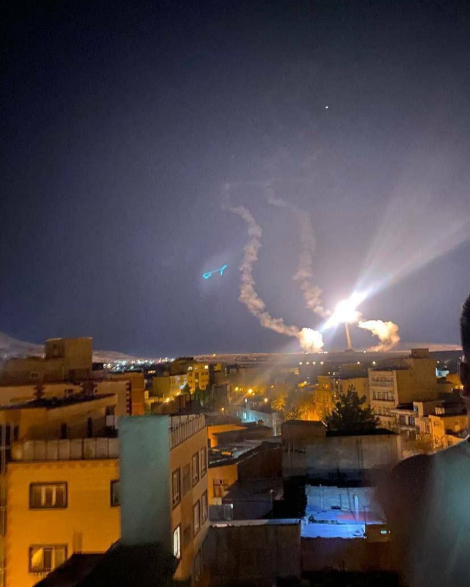 Missile launch from the city of Tabriz in Iran. Iranian people are asking Israel to topple the Islamic regime -- they are on the side of Israel against this evil.